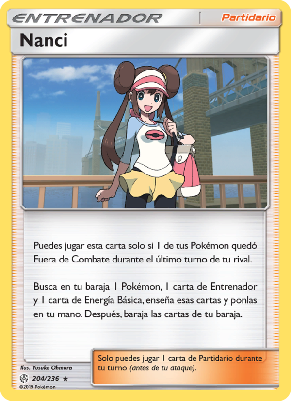 Nanci 204 — Eclipse Cósmico (Spanish Pokémon TCG card)