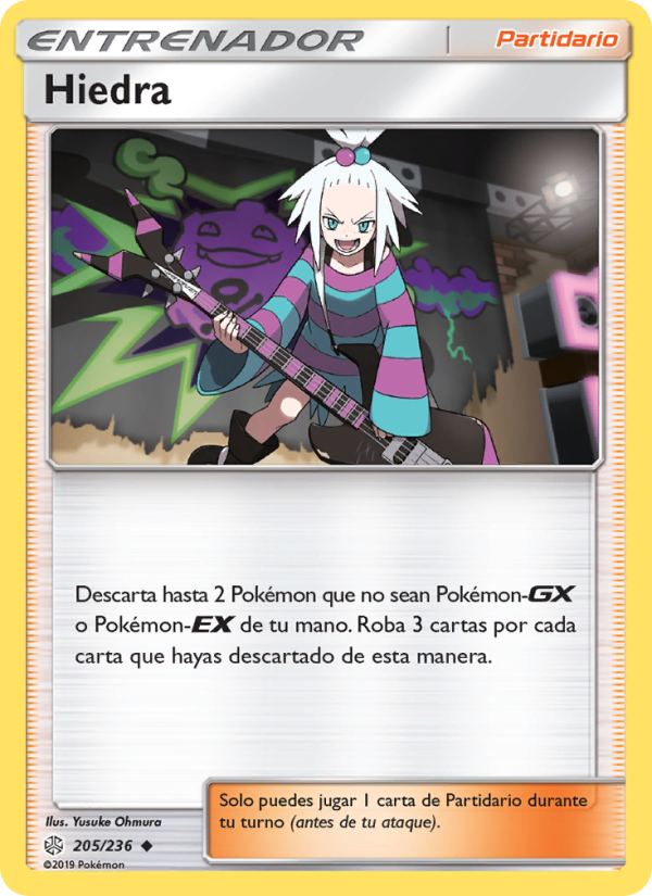 Hiedra 205 — Eclipse Cósmico (Spanish Pokémon TCG card)