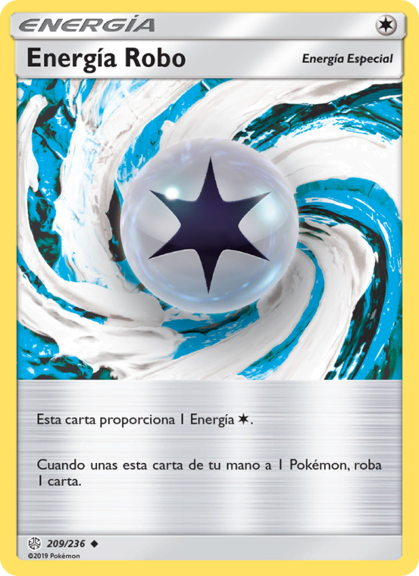 Energía Robo 209 — Eclipse Cósmico (Spanish Pokémon TCG card)