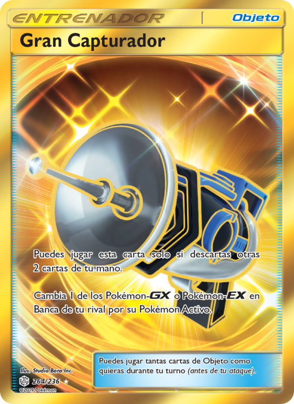 Gran Capturador 264 — Eclipse Cósmico (Spanish Pokémon TCG card)