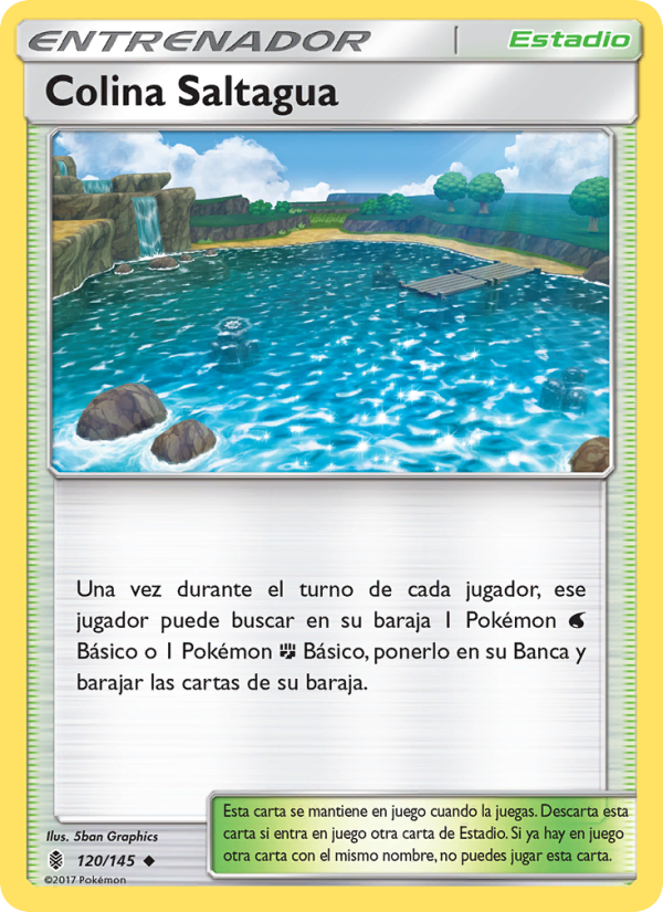 Colina Saltagua 120 — Albor de Guadianes (Spanish Pokémon TCG card)