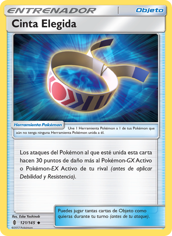 Cinta Elegida 121 — Albor de Guadianes (Spanish Pokémon TCG card)