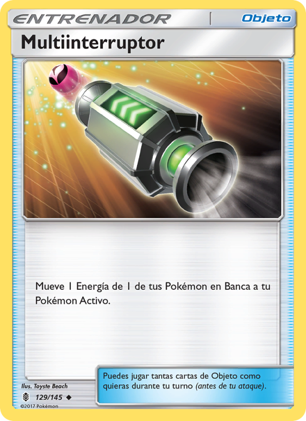 Multiinterruptor 129 — Albor de Guadianes (Spanish Pokémon TCG card)