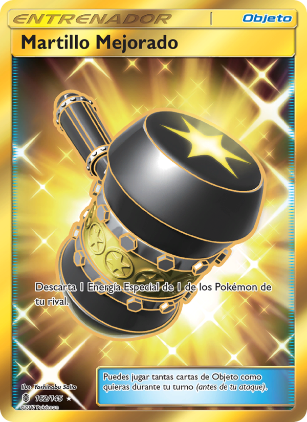 Martillo Mejorado 162 — Albor de Guadianes (Spanish Pokémon TCG card)