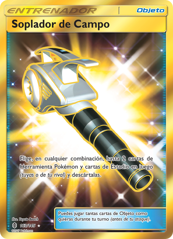 Soplador de Campo 163 — Albor de Guadianes (Spanish Pokémon TCG card)