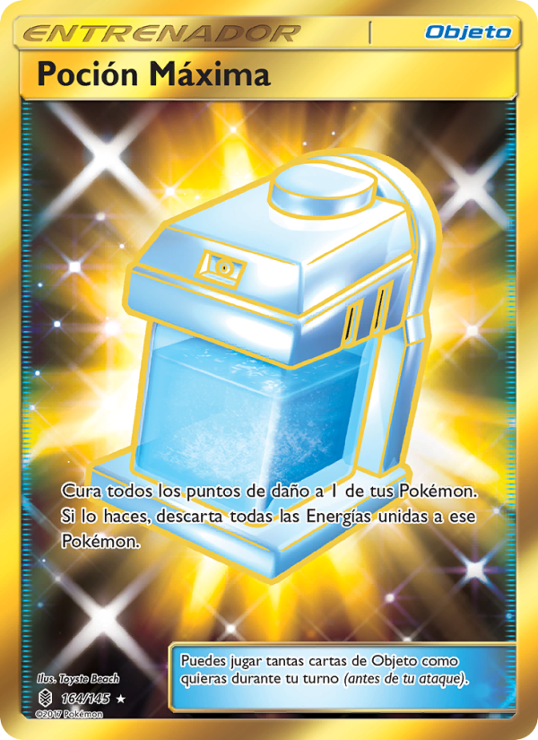 Poción Máxima 164 — Albor de Guadianes (Spanish Pokémon TCG card)
