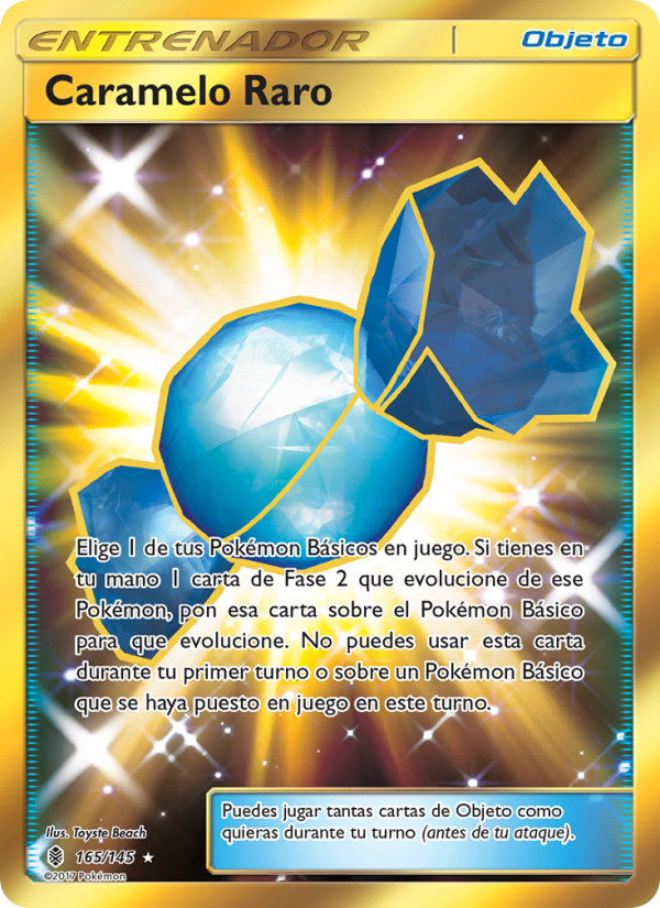 Caramelo Raro 165 — Albor de Guadianes (Spanish Pokémon TCG card)