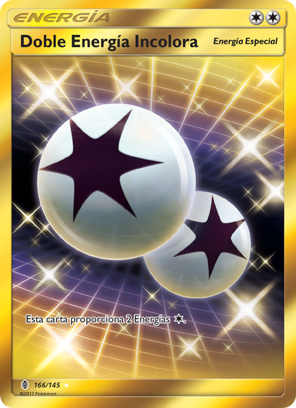 Doble Energía Incolora 166 — Albor de Guadianes (Spanish Pokémon TCG card)