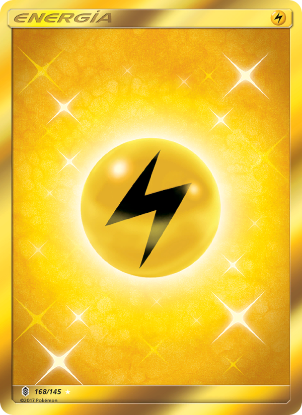 Energía Rayo 168 — Albor de Guadianes (Spanish Pokémon TCG card)