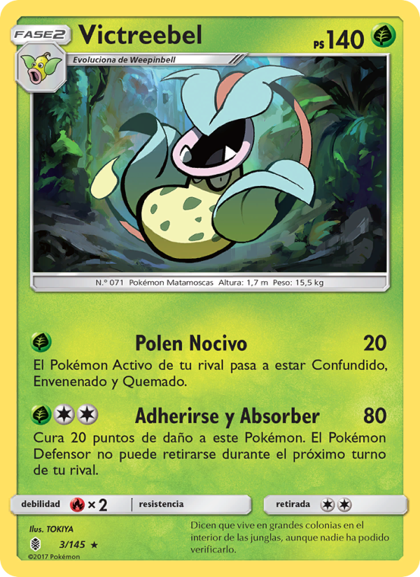 Victreebel 3 — Albor de Guadianes (Spanish Pokémon TCG card)