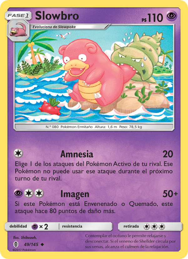 Slowbro 49 — Albor de Guadianes (Spanish Pokémon TCG card)