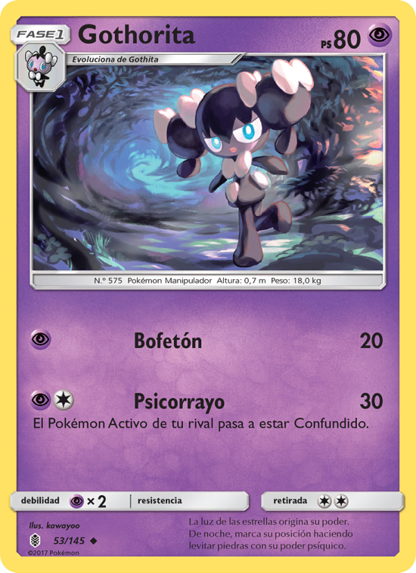 Gothorita 53 — Albor de Guadianes (Spanish Pokémon TCG card)