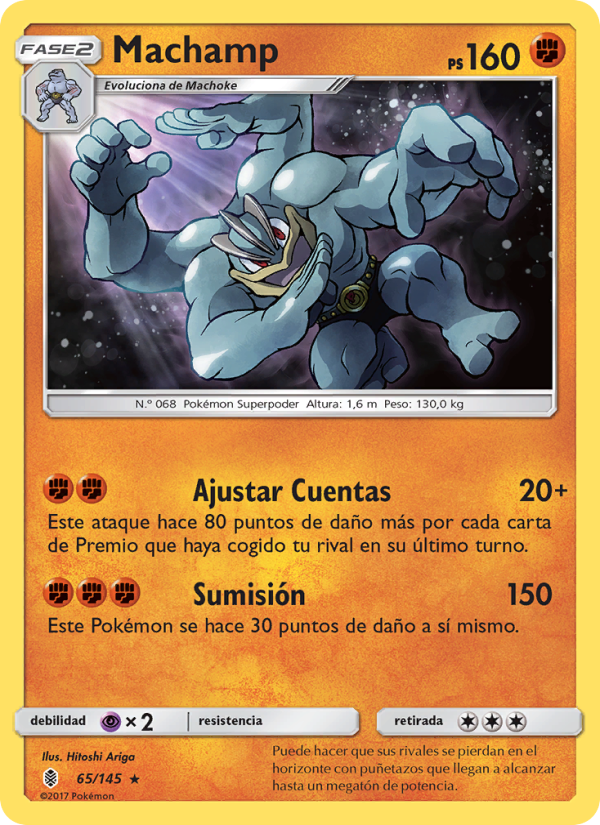Machamp 65 — Albor de Guadianes (Spanish Pokémon TCG card)