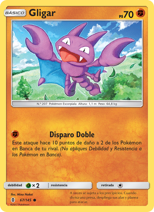 Gligar 67 — Albor de Guadianes (Spanish Pokémon TCG card)