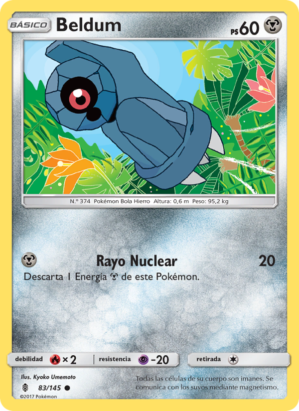 Beldum 83 — Albor de Guadianes (Spanish Pokémon TCG card)