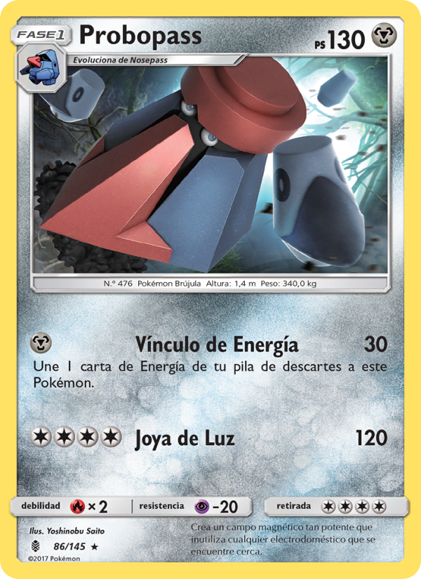 Probopass 86 — Albor de Guadianes (Spanish Pokémon TCG card)