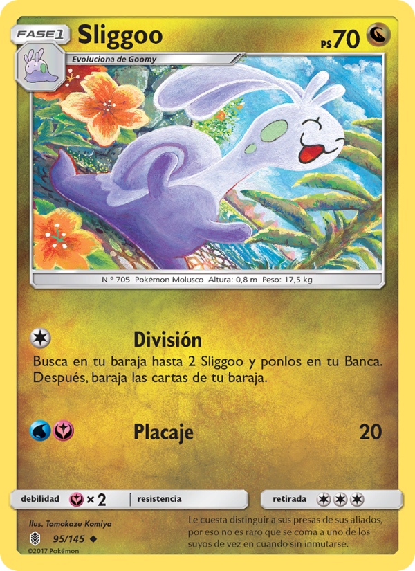 Sliggoo 95 — Albor de Guadianes (Spanish Pokémon TCG card)