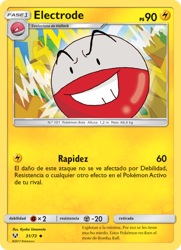 Electrode 31 — Leyendas Luminosas (Spanish Pokémon TCG card)