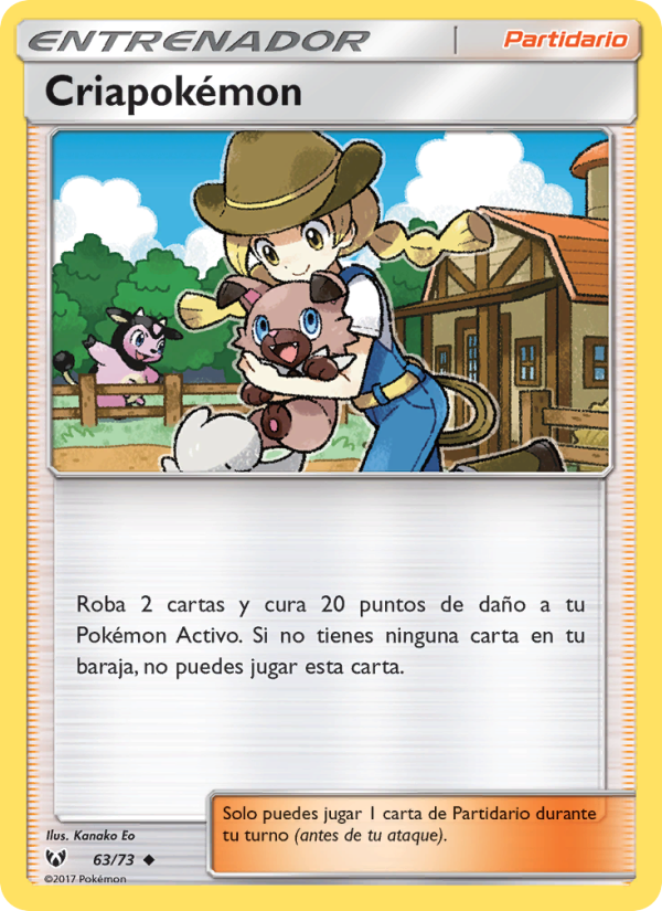 Criapokémon 63 — Leyendas Luminosas (Spanish Pokémon TCG card)