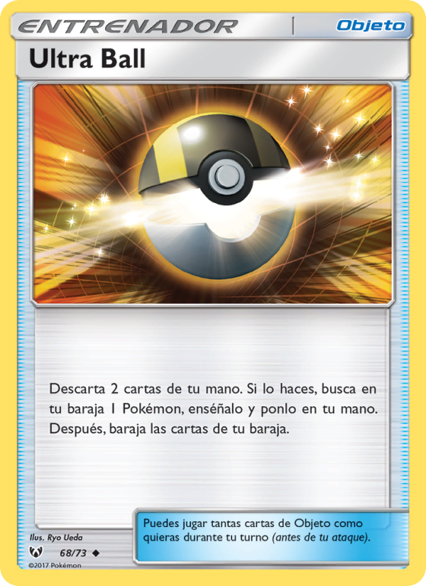 Ultra Ball 68 — Leyendas Luminosas (Spanish Pokémon TCG card)