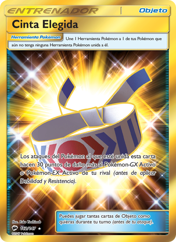 Cinta Elegida 162 — Sombras Ardientes (Spanish Pokémon TCG card)