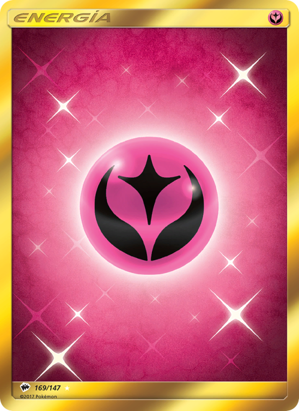 Energía Hada 169 — Sombras Ardientes (Spanish Pokémon TCG card)