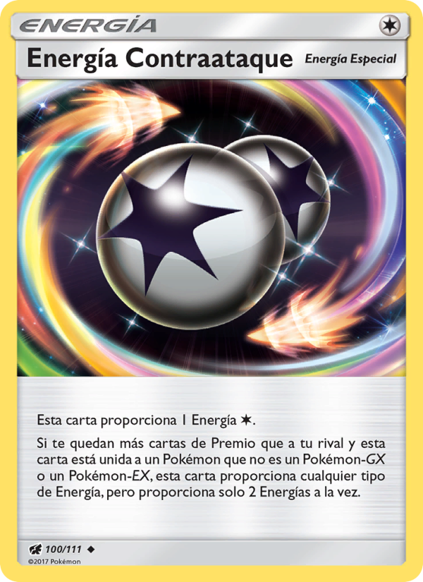 Energía Contraataque 100 — Invasión Carmesí (Spanish Pokémon TCG card)