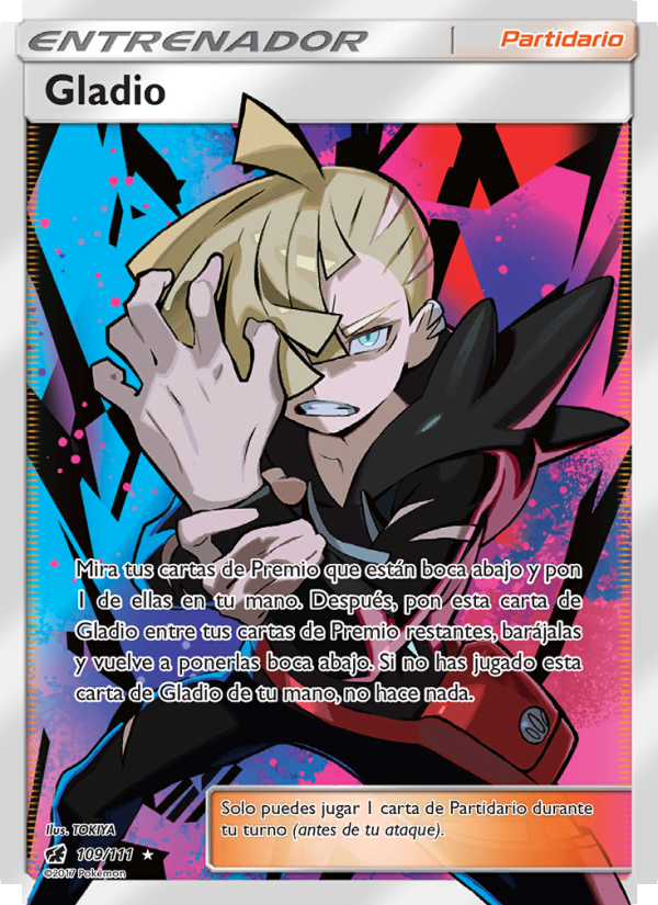 Gladio 109 — Invasión Carmesí (Spanish Pokémon TCG card)