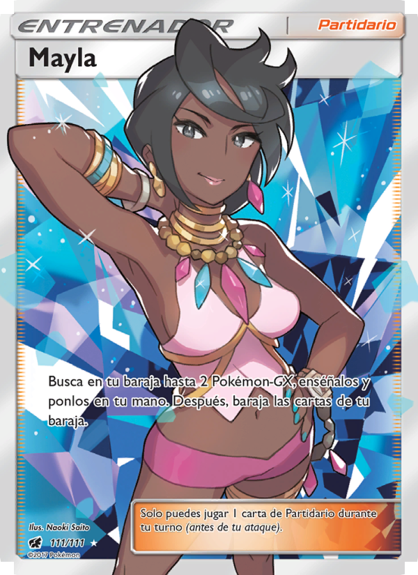 Mayla 111 — Invasión Carmesí (Spanish Pokémon TCG card)