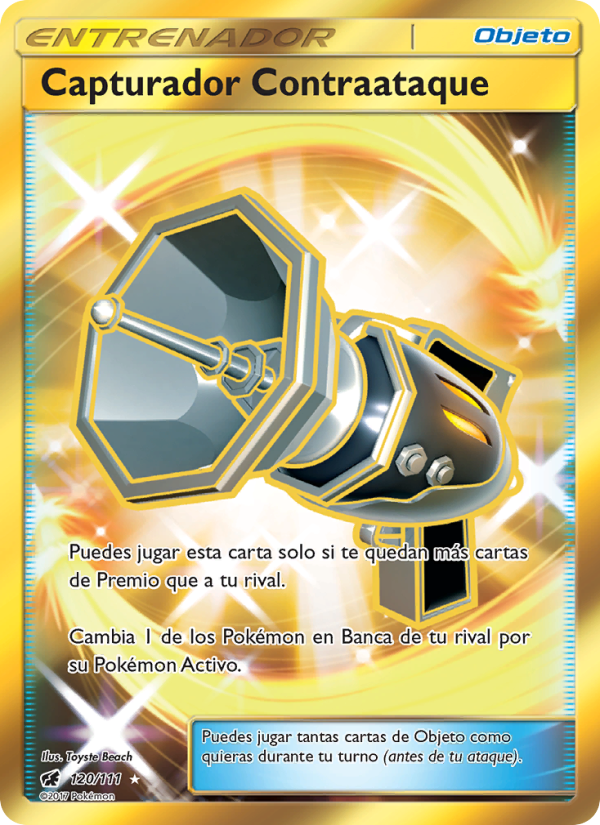 Capturador Contraataque 120 — Invasión Carmesí (Spanish Pokémon TCG card)