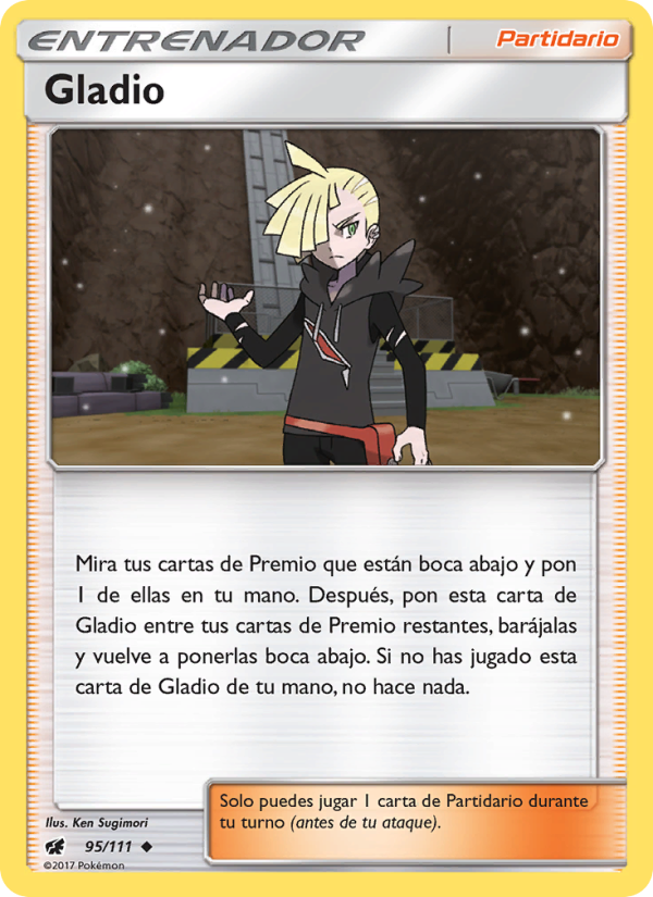 Gladio 95 — Invasión Carmesí (Spanish Pokémon TCG card)