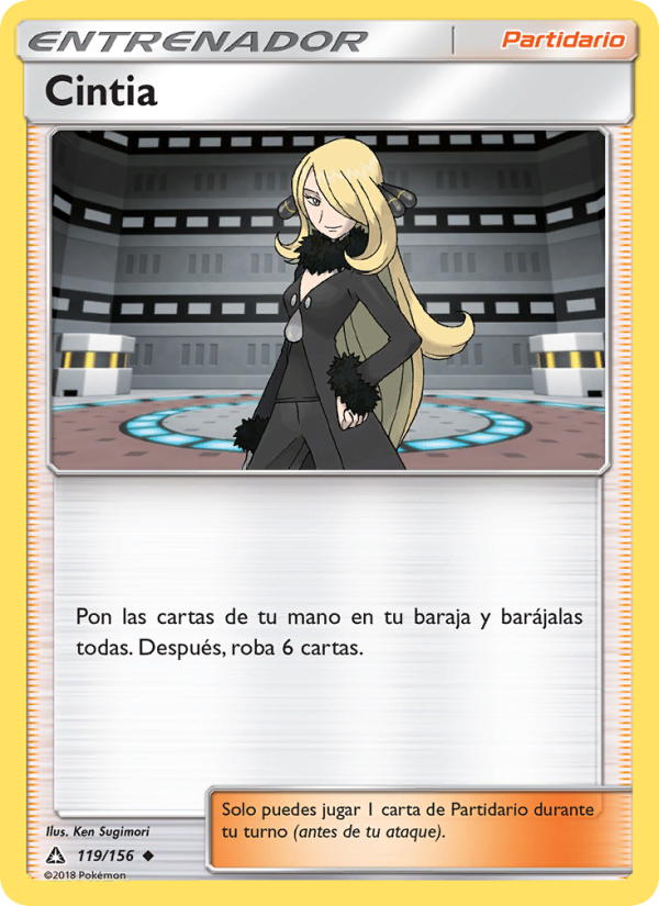 Cintia 119 — Ultraprisma (Spanish Pokémon TCG card)