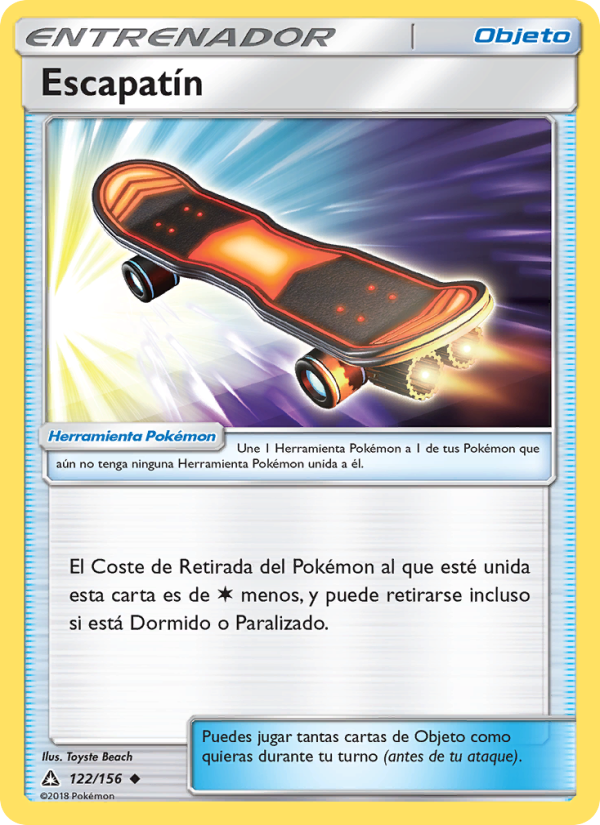 Escapatín 122 — Ultraprisma (Spanish Pokémon TCG card)