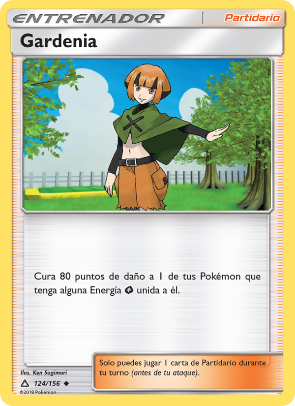 Gardenia 124 — Ultraprisma (Spanish Pokémon TCG card)