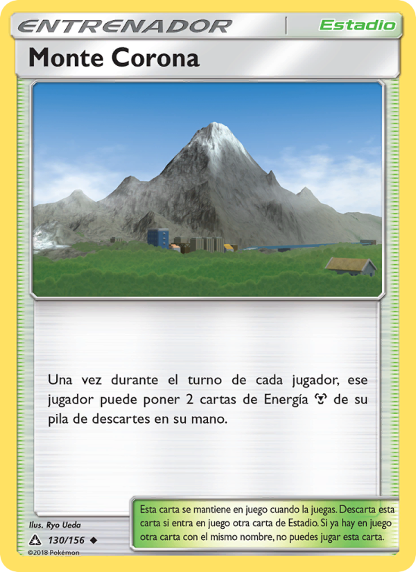 Monte Corona 130 — Ultraprisma (Spanish Pokémon TCG card)