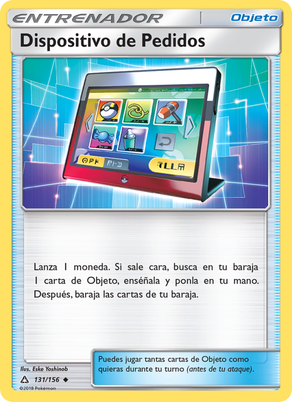 Dispositivo de Pedidos 131 — Ultraprisma (Spanish Pokémon TCG card)