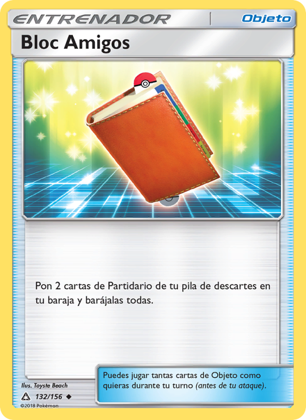 Bloc Amigos 132 — Ultraprisma (Spanish Pokémon TCG card)