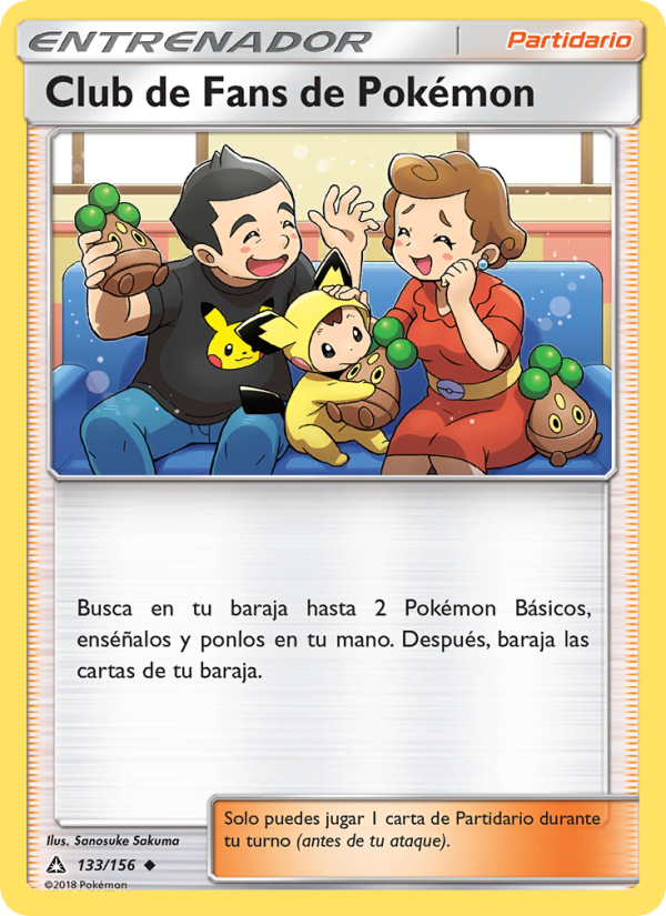 Club de Fans de Pokémon 133 — Ultraprisma (Spanish Pokémon TCG card)