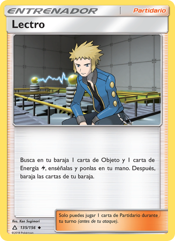 Lectro 135 — Ultraprisma (Spanish Pokémon TCG card)