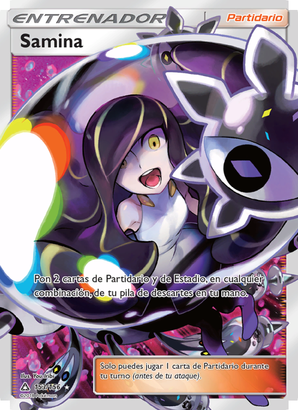 Samina 153 — Ultraprisma (Spanish Pokémon TCG card)