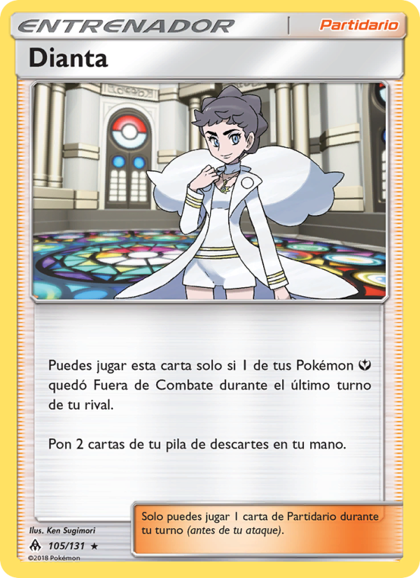 Dianta 105 — Luz Prohibida (Spanish Pokémon TCG card)