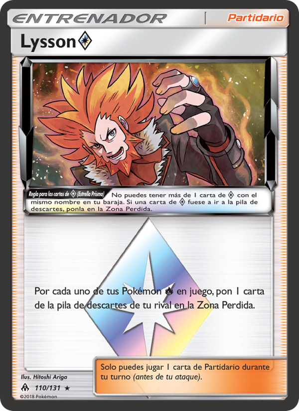 Lysson ◇ 110 — Luz Prohibida (Spanish Pokémon TCG card)