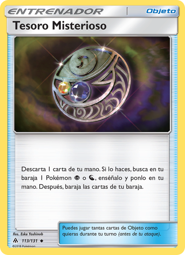 Tesoro Misterioso 113 — Luz Prohibida (Spanish Pokémon TCG card)