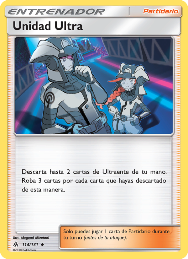 Unidad Ultra 114 — Luz Prohibida (Spanish Pokémon TCG card)