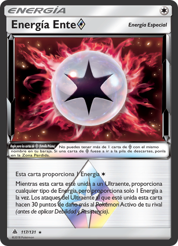 Energía Ente ◇ 117 — Luz Prohibida (Spanish Pokémon TCG card)