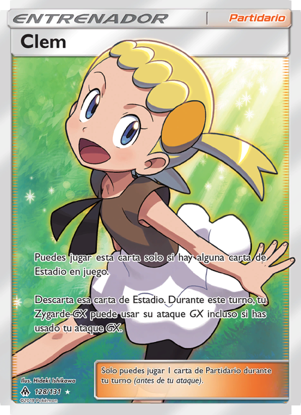 Clem 128 — Luz Prohibida (Spanish Pokémon TCG card)