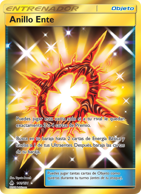 Anillo Ente 141 — Luz Prohibida (Spanish Pokémon TCG card)