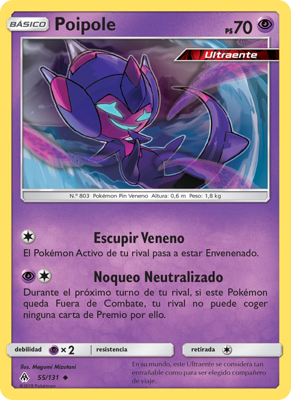 Poipole 55 — Luz Prohibida (Spanish Pokémon TCG card)