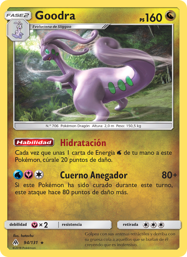 Goodra 94 — Luz Prohibida (Spanish Pokémon TCG card)