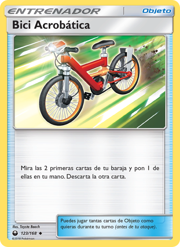 Bici Acrobática 123 — Tormenta Celestial (Spanish Pokémon TCG card)